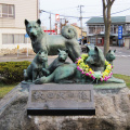 bronze casting foundry statue metal craft bronze akita dog statue for garden